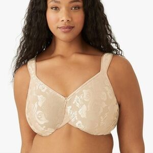 Wacoal Women's Awareness Full Figure Underwire Bra Sz 34DD Tan Nude WL110